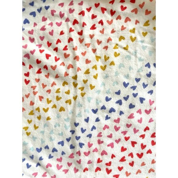 3/$30 OLD NAVY Toddler Girls 12-18 Months Valentine Rainbow Heart Print Knit Dre - Picture 5 of 6